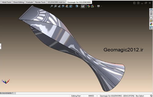 آموزش پلاگین Geomagic for SolidWorks